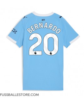 Günstige Manchester City Bernardo Silva #20 Heimtrikot Damen 2025-26 Kurzarm